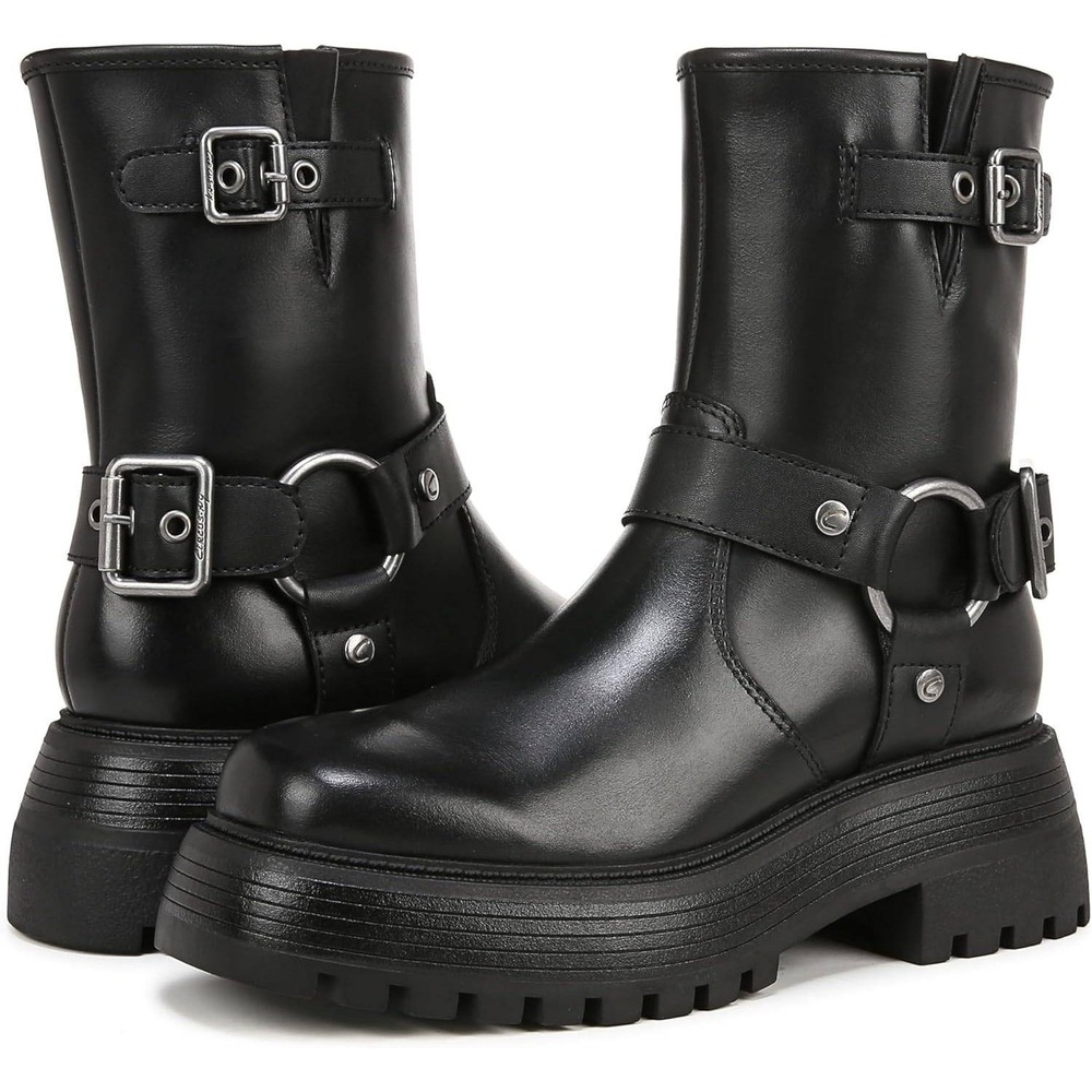 *NEW* Women's Size 6 Circus by Sam Edelman Hadley Boots Black Leather